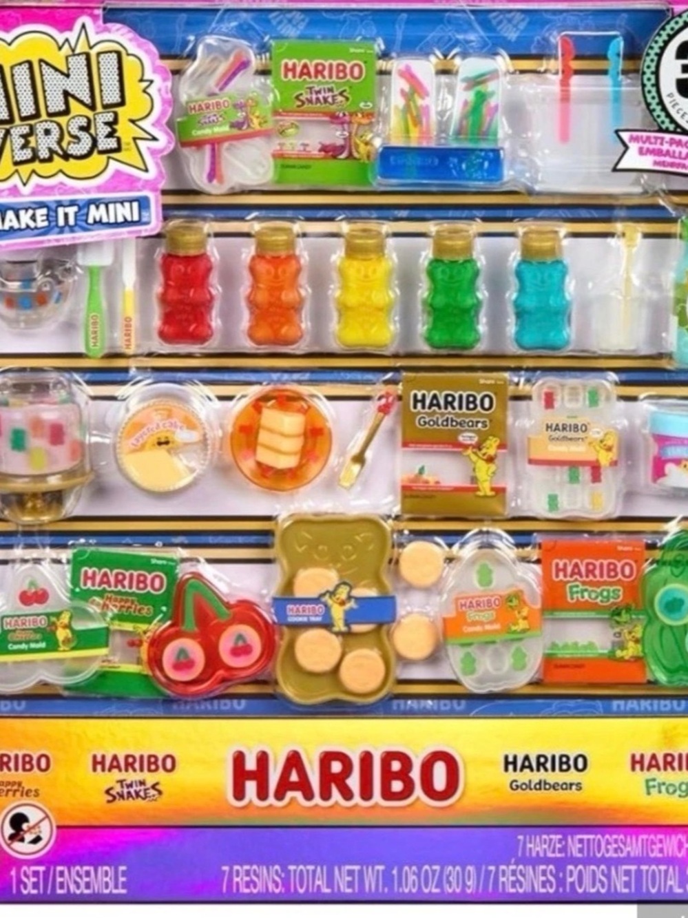 Haribo Mini Verse Make It Mini Haribo Mini Candy Replica Set NWT